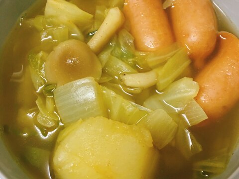カレー風味のポトフスープ☆